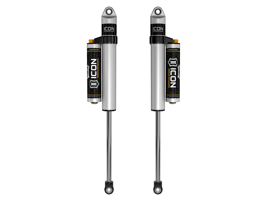 ICON 2001-Up GM 2500/3500 HD, 6-8” Lift, Rear 2.5 VS Piggyback/CDCV Shocks, Pair