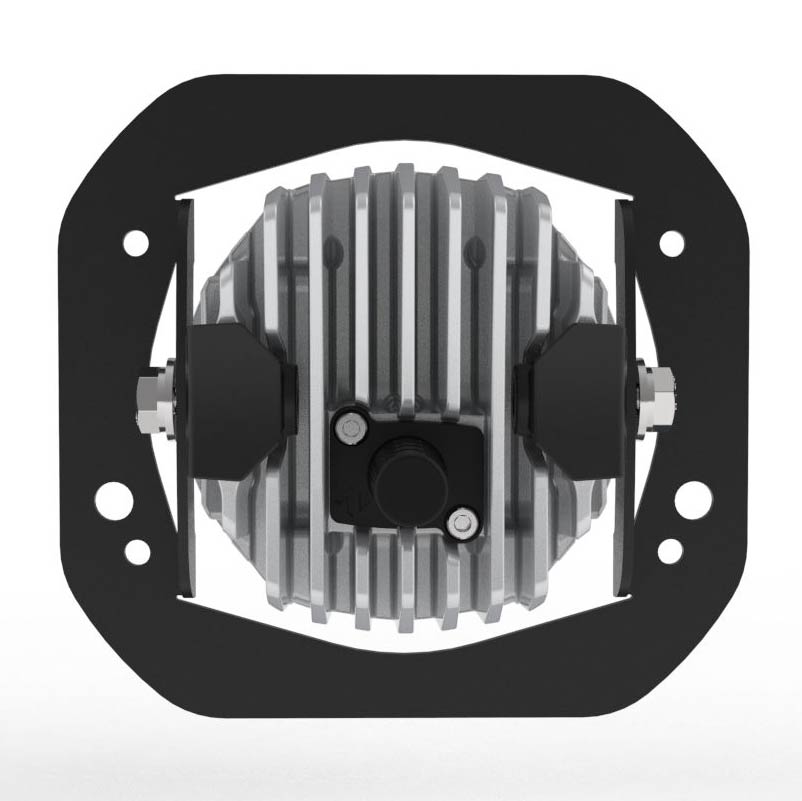 Jeep JL JT JK Fog Mount Brackets - 1 Piece Bumper