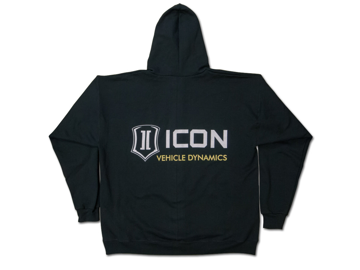 ICON Standard-Logo Hoodie – Black, Medium