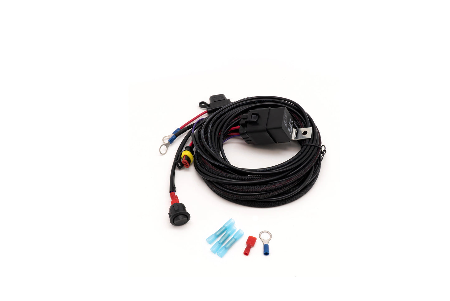Triple-R Single-Lamp Harness Kit - Long (2-Pin, Superseal, 12V) - 1L-LP-300