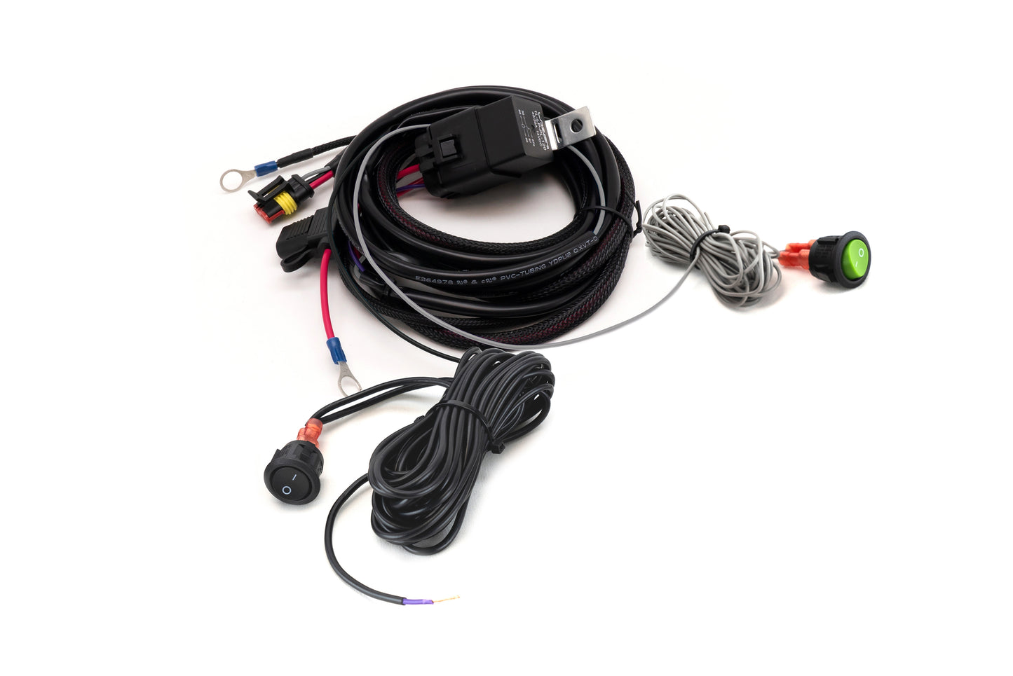 Triple-R Single-Lamp Wiring Kit with Momentary Switch (3-Pin, Superseal, 12V) - 1L-LP-EP-120