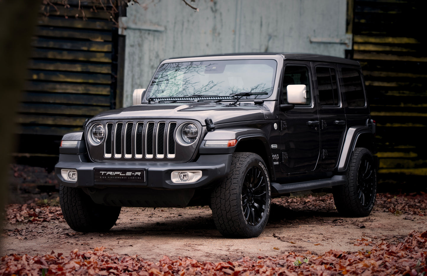 Triple-R Jeep Wrangler JL Bonnet Mount for Linear-24 - VIFK-JWJL-01K