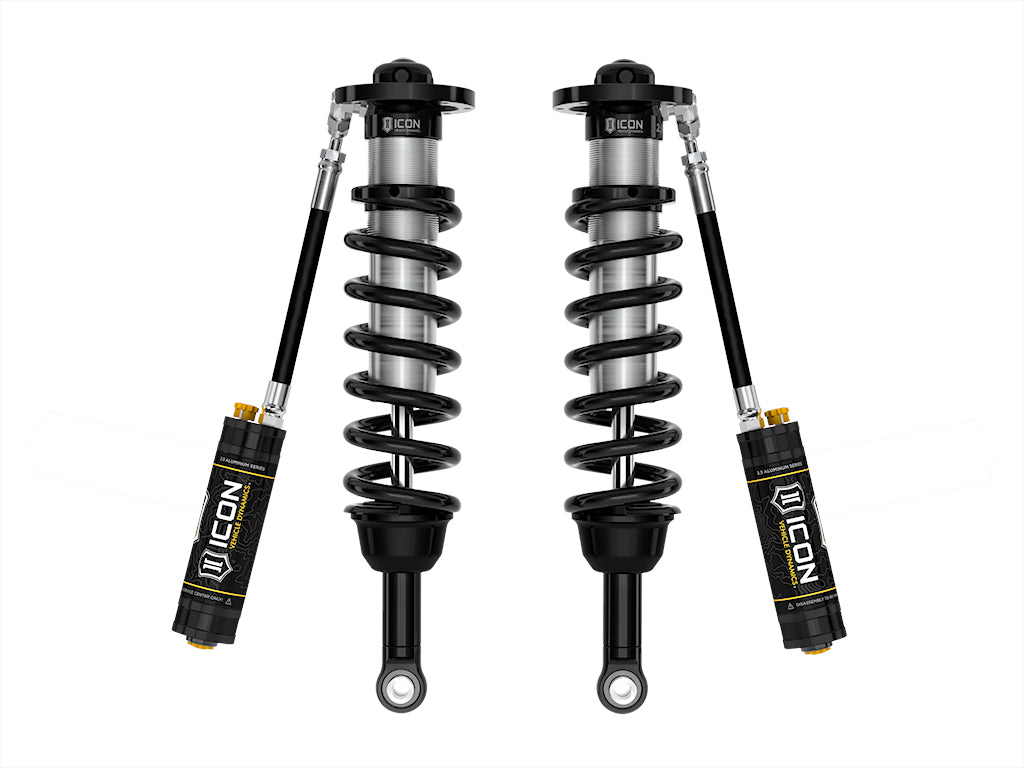 ICON 2022-2025 Toyota Tundra 1.25-3.5" Lift/2023-2025 Sequoia 3-4.5" Lift, Front, V.S. 2.5 Series Coilover Kit, Remote Reservoir w/ CDCV, Pair