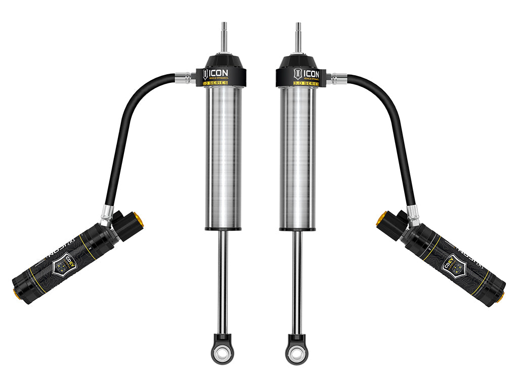 ICON 2022-2026 Toyota Tundra 0-1.5” Lift/2023-2025 Sequoia 0-4" Lift, Rear, V.S. 3.0 Series Shock Absorbers, Remote Reservoir w/ CDEV, Pair