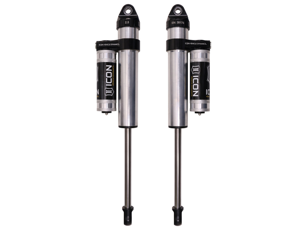 ICON 2009-2014 Ford F-150, 6” Lift, Rear, V.S. 2.5 Aluminum Series Shock Absorbers, Piggyback Reservoir, Pair