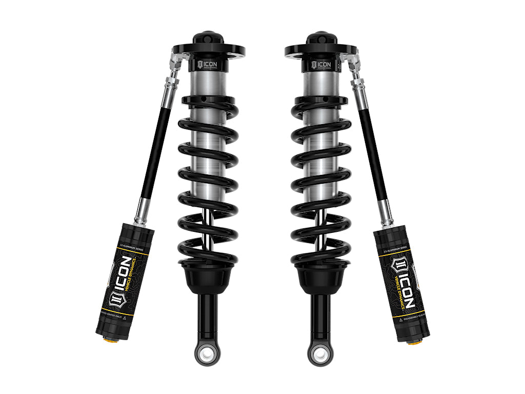 ICON 2025-2026 Toyota 4Runner 4WD, 1.25-3" Lift, Front, 2.5 Series Coilover Kit, Remote Reservoir