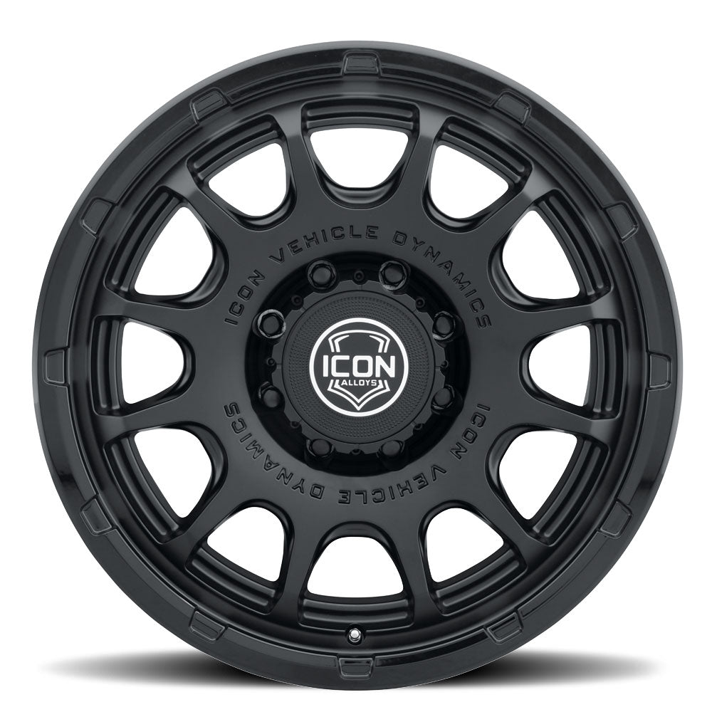 ICON Alloys Rancho, Double Black, 20 x 9 / 8 x 6.5, 12mm Offset, 5.5" BS