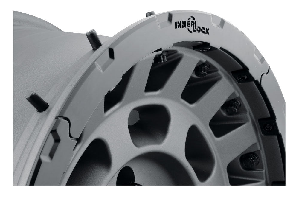 ICON Alloys Hammer Pro, Charcoal, 17 x 8.5 / 6 x 5.5, 0mm Offset, 4.75" BS