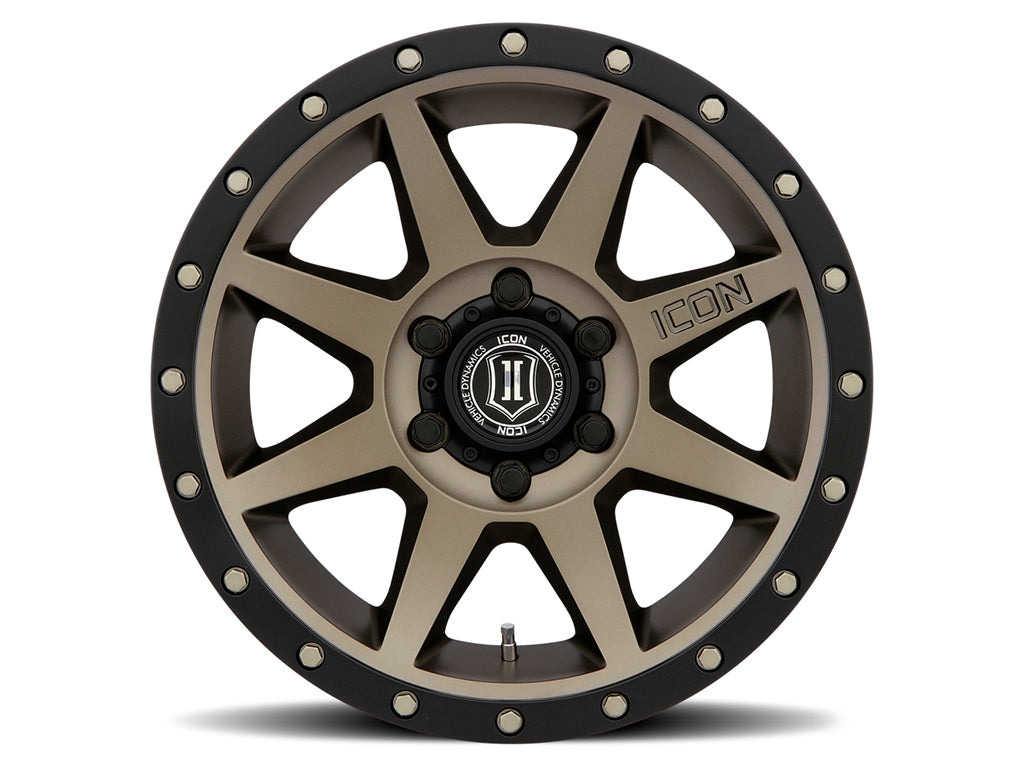 ICON Alloys Rebound, Bronze, 17 x 8.5 / 6 x 5.5, 25mm Offset, 5.75" BS