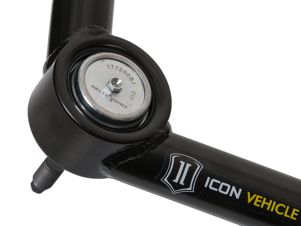 ICON 2001-10 GM 2500/3500 HD, Tubular Upper Control Arm Kit w/Delta Joint