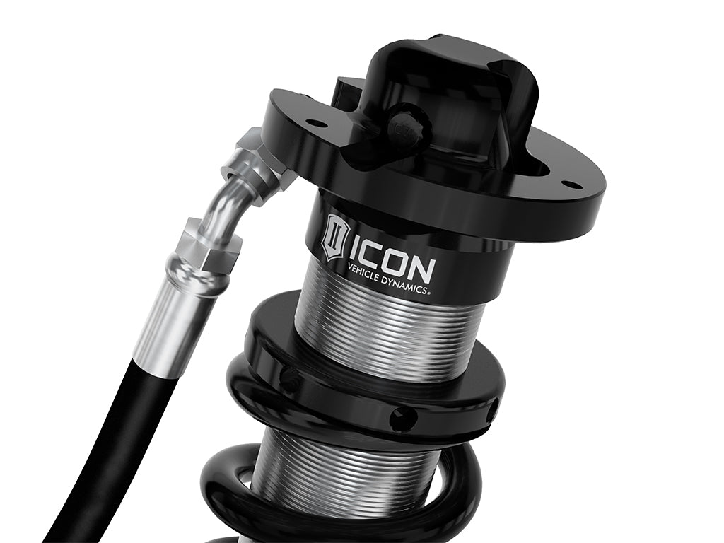 ICON 2005-2023 Toyota Tacoma, 0-3.5"/0-2.75" Lift, Front, V.S. 2.5 Series Coilover Kit, Extended Travel, Remote Reservoir w/ CDCV, Pair