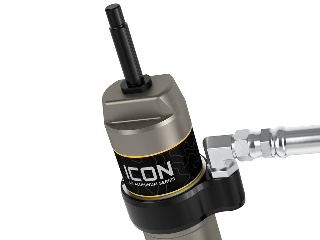 ICON 2005-2023 Toyota Tacoma, Rear, V.S. 2.5 Aluminum Series RXT Shock Absorbers, Remote Reservoir w/ CDCV, Pair