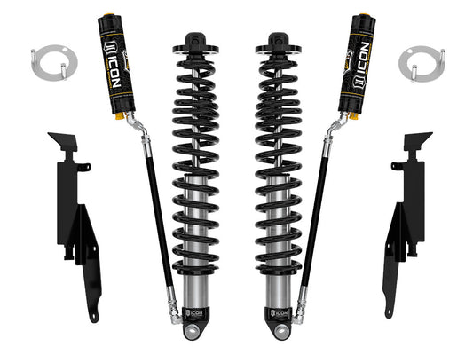 ICON 2021-2026 Ford Bronco, Rear, 1.25-3” Lift, V.S. 2.5 Series Coilover Kit, Remote Reservoir w/ CDCV, Heavy Rate Springs, Pair