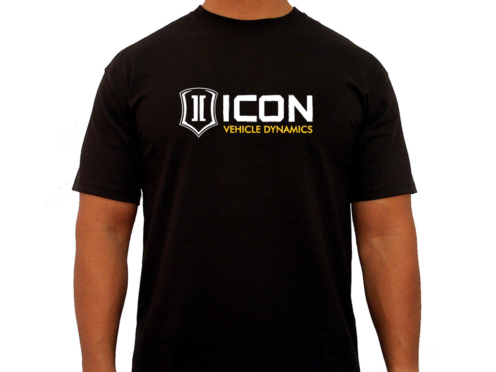 ICON R&D-Logo Tee – Black, Small