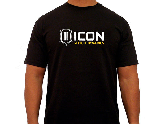 ICON R&D-Logo Tee – Black, Small