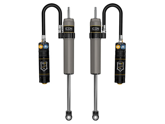 ICON 2025-2026 Toyota 4Runner, 0-3” Lift, Rear, V.S. 2.5 Aluminum Series Shock Absorbers, Remote Reservoir w/ CDXS, Pair