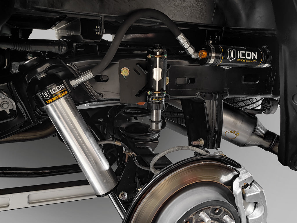 ICON 2022-2026 Toyota Tundra 0-1.5” Lift/2023-2025 Sequoia 0-4" Lift, Rear, V.S. 3.0 Series Shock Absorbers, Remote Reservoir w/ CDCV, Pair