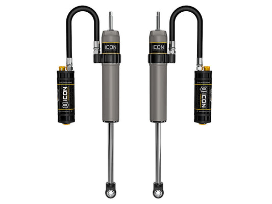 ICON 2022-2026 Toyota Tundra, 3-3.5" Lift, Rear, V.S. 2.5 Aluminum Series Shock Absorbers, Remote Reservoir w/ CDCV, Pair