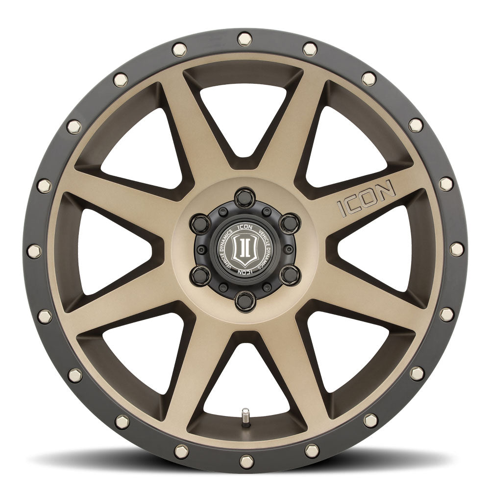 ICON Alloys Rebound, Bronze, 20 x 9 / 6 x 5.5, 0mm Offset, 5" BS