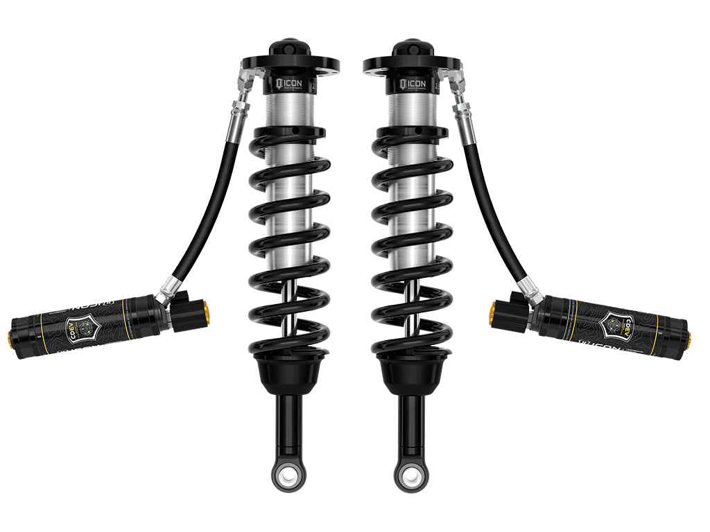ICON 2024-2026 Lexus GX550, 1.25-3" Lift, Front, V.S. 2.5 Series Coilover Kit, Remote Reservoir w/ CDEV, Pair