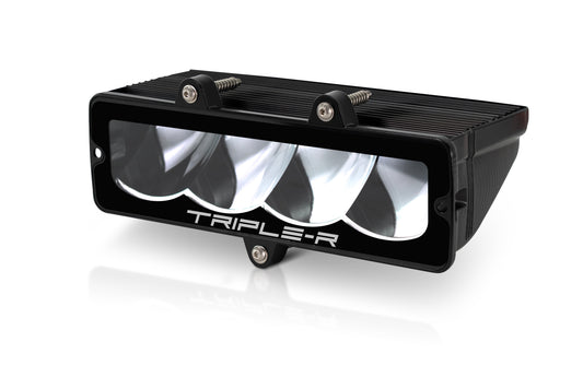 Triple-R Carbon-4 Spot LED Light with a combination of high intensity 'matrix' LEDs - 00C4-SPOT-US-G3-SFIX