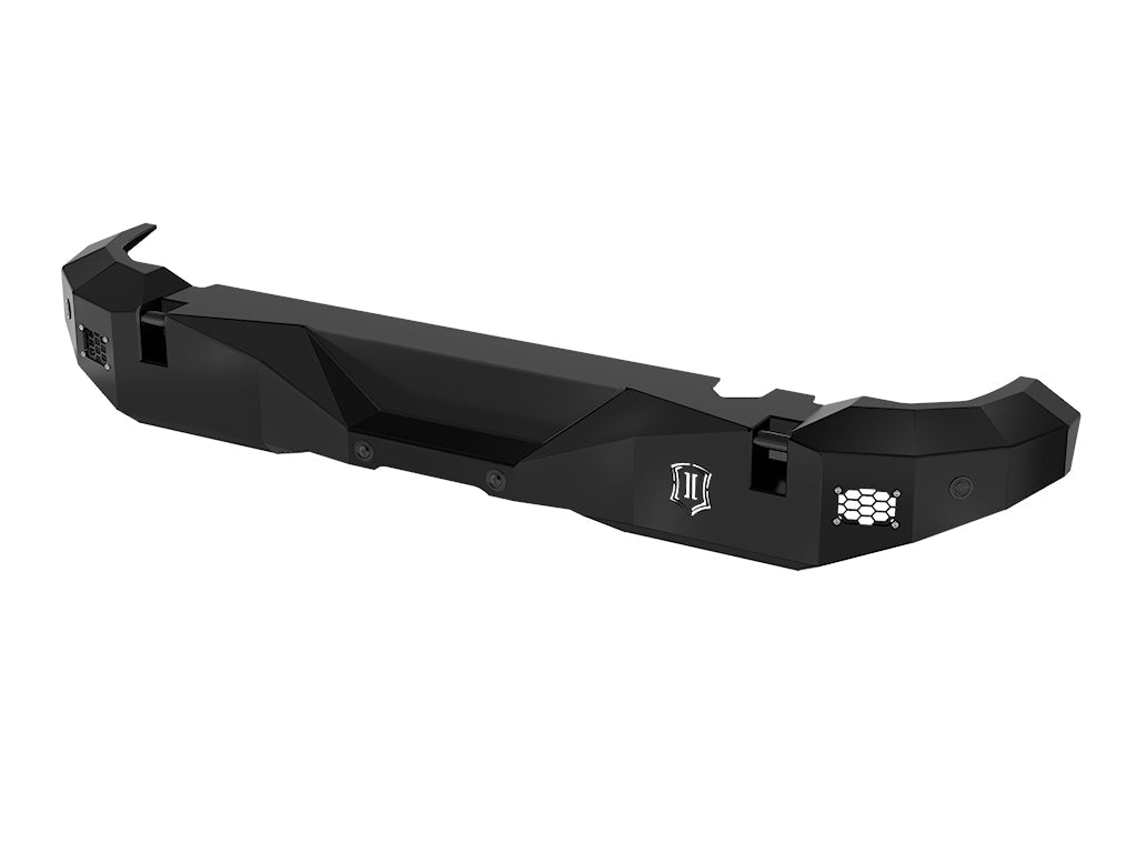 ICON Impact Armor 2021-2026 Ford Bronco, Rear, Pro Series Bumper