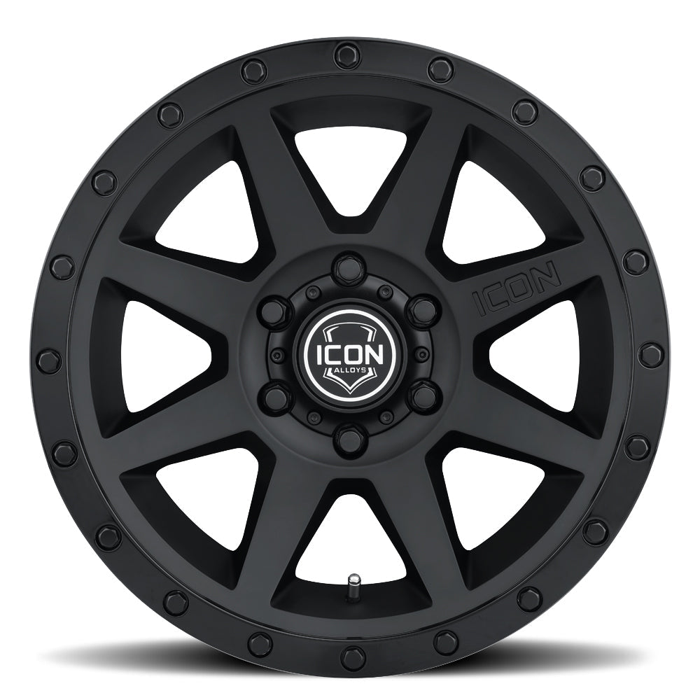 ICON Alloys Rebound, Double Black, 20 x 9 / 6 x 5.5, 0mm Offset, 5" BS