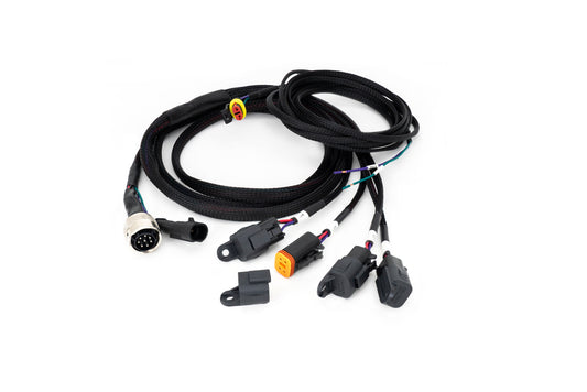 Triple-R Four-Lamp Harness Kit with ITT Connector (4-Pin, Deutsch DT, 12V) - 4L-CS-185