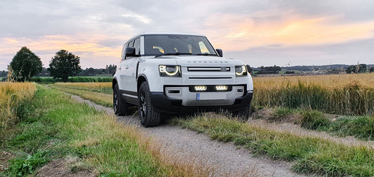 Triple-R Land Rover Defender Grille Kit with LR-750 - GK-USDEF750-01K