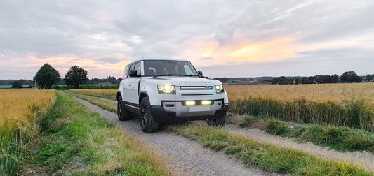 Triple-R Land Rover Defender Grille Kit with LR-750 Elite - GK-USDEF750-ELITE-01K