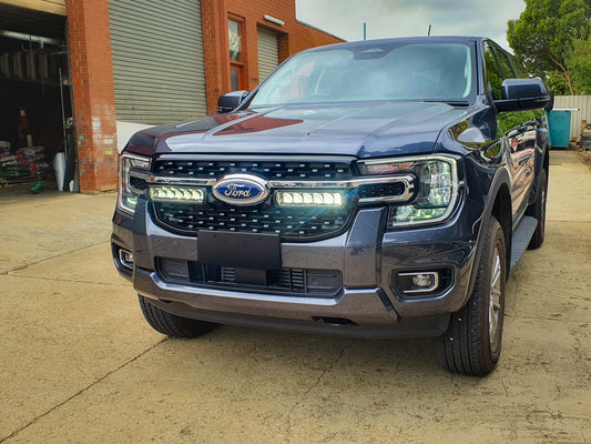 Triple-R Ford Ranger XL, XLT and Lariat Grille Kit with LR-850 Elite - GK-USFR-ELITE-06K