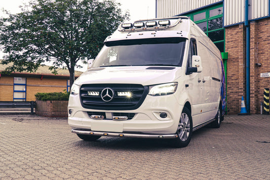Triple-R Mercedes Sprinter Grille Kit with LR-750 Elite - GK-USMSP-Elite-01K