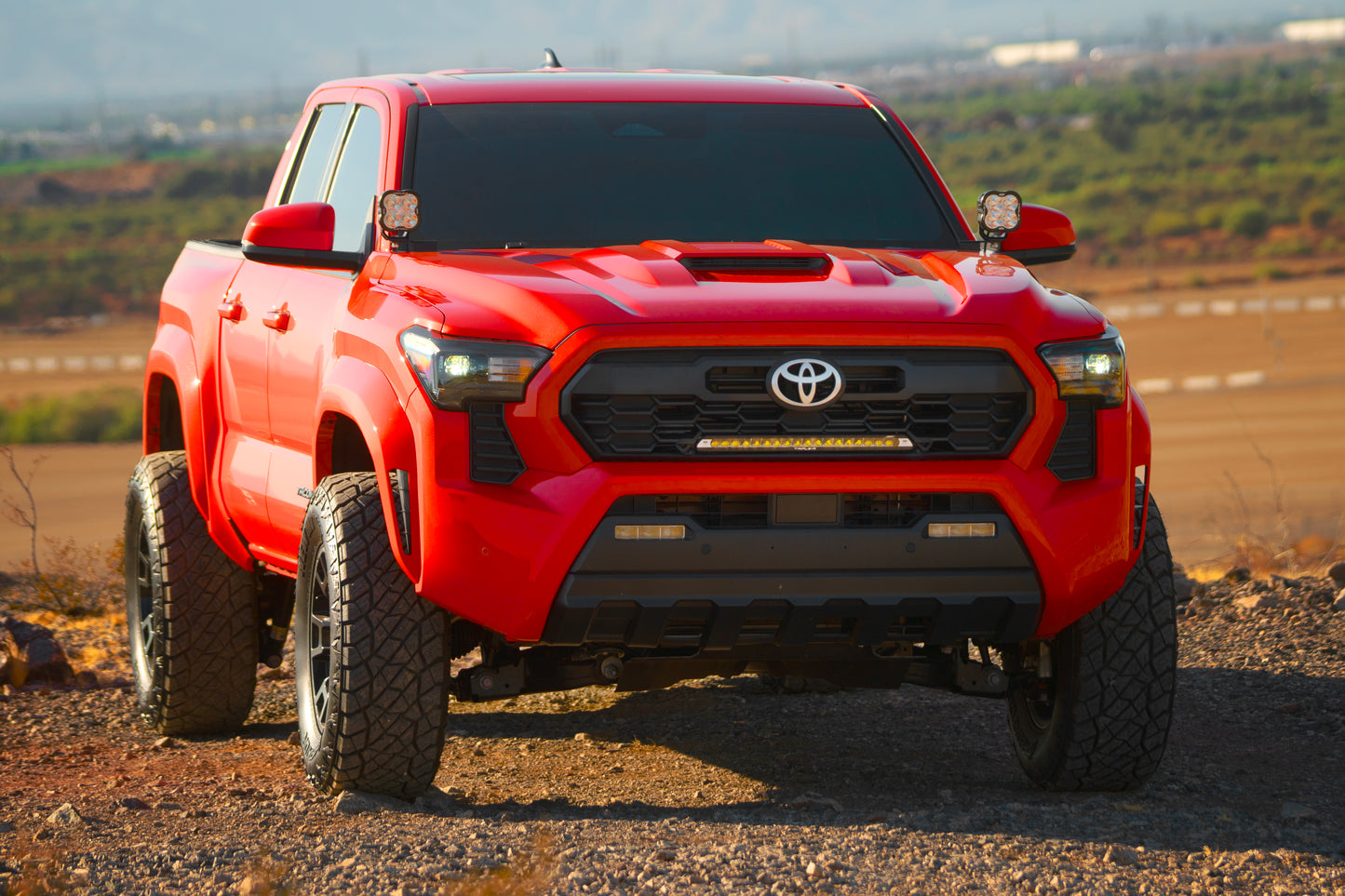 Triple-R Toyota Tacoma TRD Grille Kit with Linear-18 Elite i-LBA - GK-USTAC-LBA-02K
