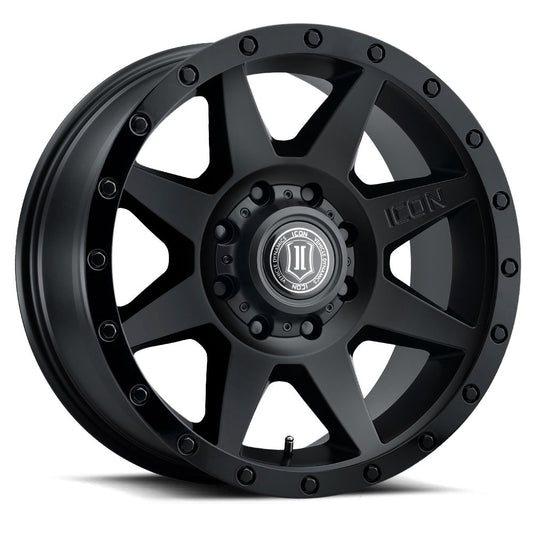 ICON Alloys Rebound, Double Black, 20 x 9 / 8 x 170, 6mm Offset, 5.25" BS