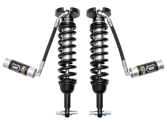 ICON 2019-2026 Chevrolet Silverado1500/GMC Sierra 1500, 1.5-3.5” Lift, Front, V.S. 2.5 Series Coilover Kit, Extended Travel, Remote Reservoir, Pair