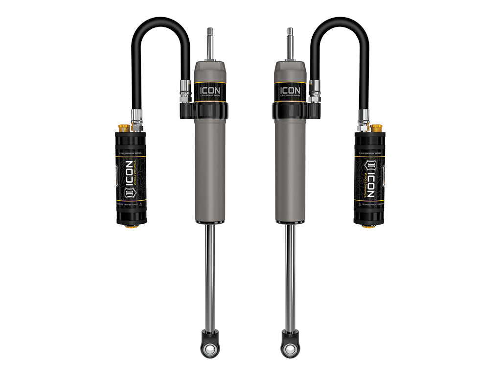 ICON 2024-2025 Toyota Land Cruiser 250 Series/2024-2026 Lexus GX550, 0-3” Lift, Rear, V.S. 2.5 Aluminum Series Shock Absorbers, Remote Reservoir w/ CDCV, Pair