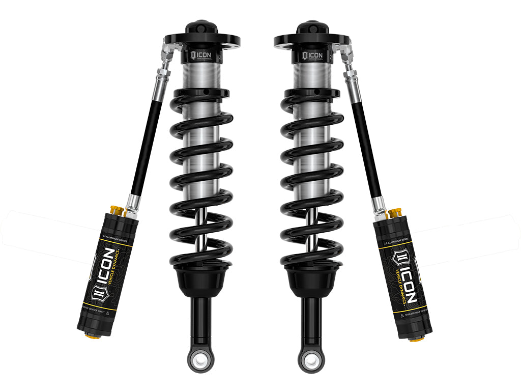 ICON 2023-2025 Sequoia TRD Pro, 1-2.5" Lift, Front, V.S. 2.5 Series Front Coilover Kit, Remote Reservoir w/ CDCV, Pair