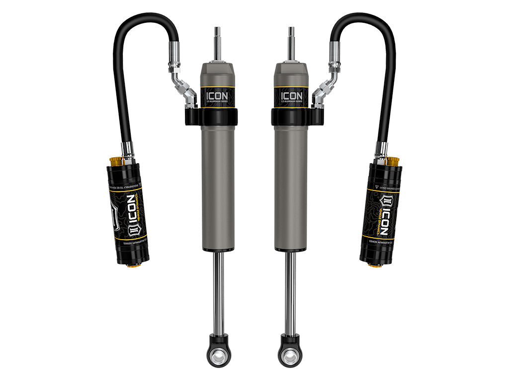 ICON 2025-2026 Toyota 4Runner, 0-3” Lift, Rear, V.S. 2.5 Aluminum Series Shock Absorbers, Remote Reservoir w/ CDCV, Pair