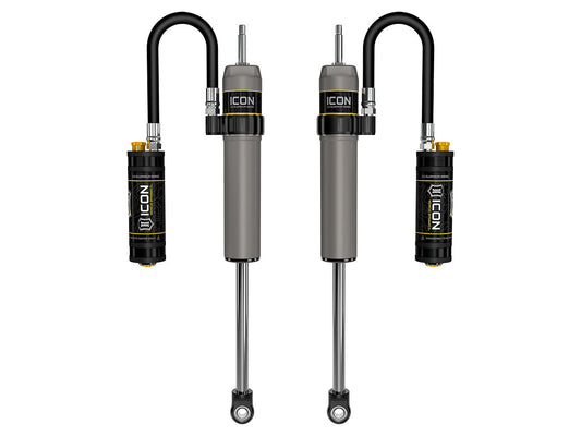 ICON 2022-2026 Toyota Tundra 0-1.5” Lift/2023-2025 Sequoia 0-4" Lift, Rear, V.S. 2.5 Aluminum Series Shock Absorbers, Remote Reservoir w/ CDCV, Pair