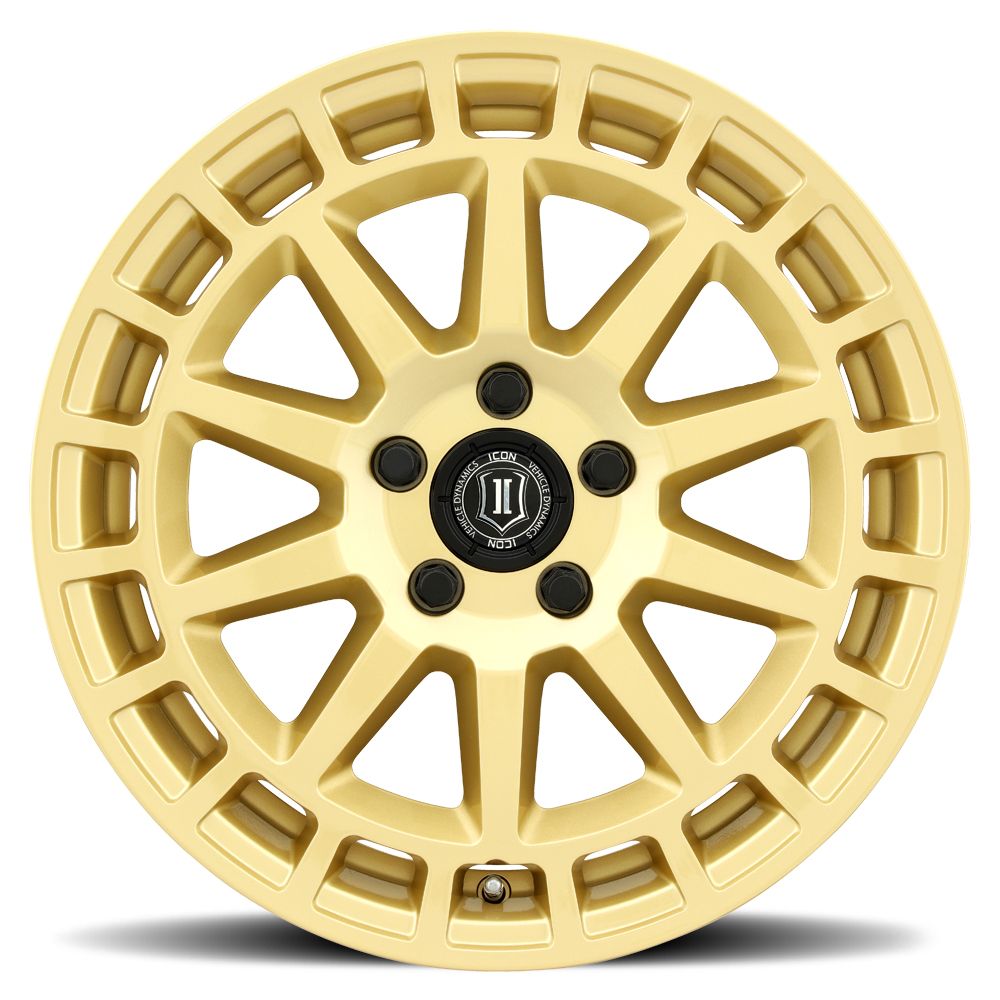 ICON Alloys Journey, Gloss Gold, 17 x 8 / 5 x 100, 38mm Offset, 6" BS