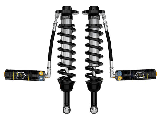 ICON 2021-2025 Ford F-150 4WD, 0-2.75" Lift, Front, V.S. 2.5 Series Coilovers, Remote Reservoir w/ CDXS, Pair