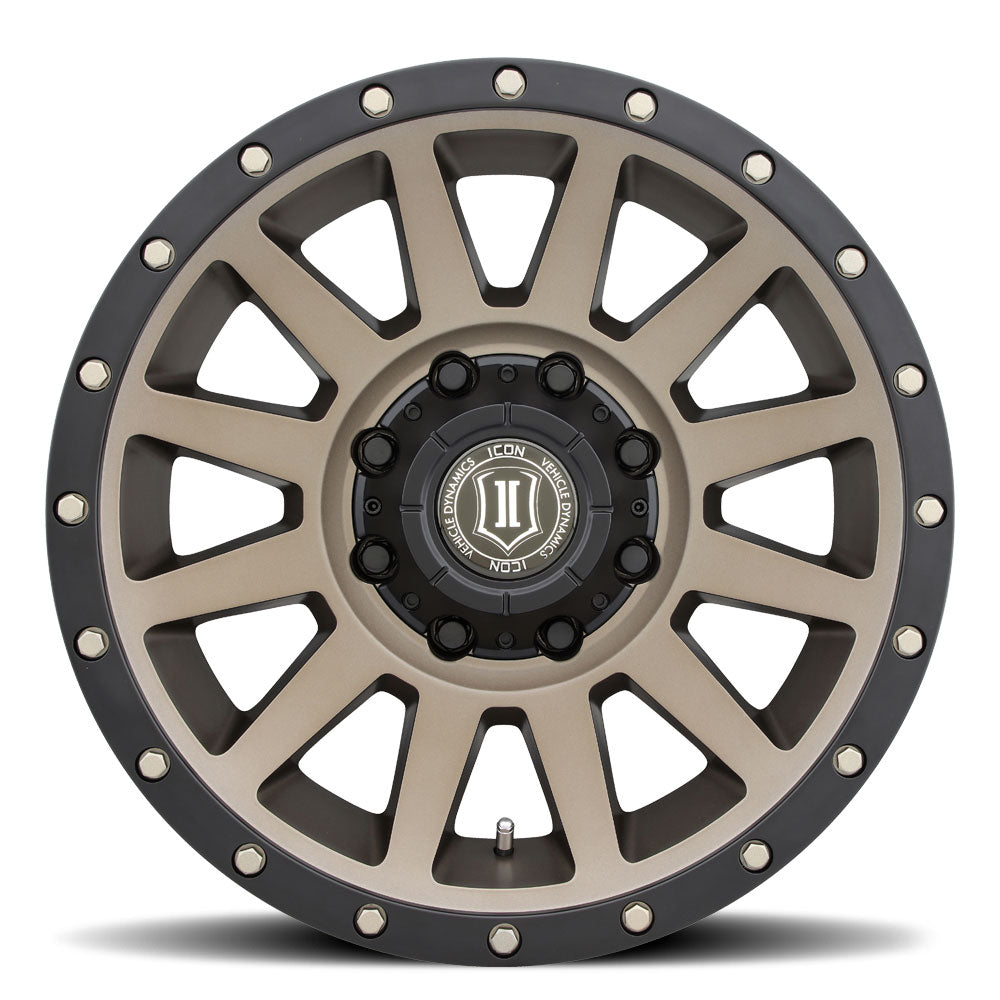 ICON Alloys Compression HD, Bronze, 18 x 9 / 8 x 180, 12mm Offset, 5.5" Backspace