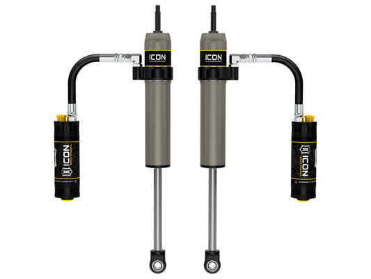 ICON 2005-2023 Toyota Tacoma, 0-1.5” Lift, Rear, V.S. 2.5 Aluminum Series Shock Absorbers, Remote Reservoir w/ CDCV, Pair