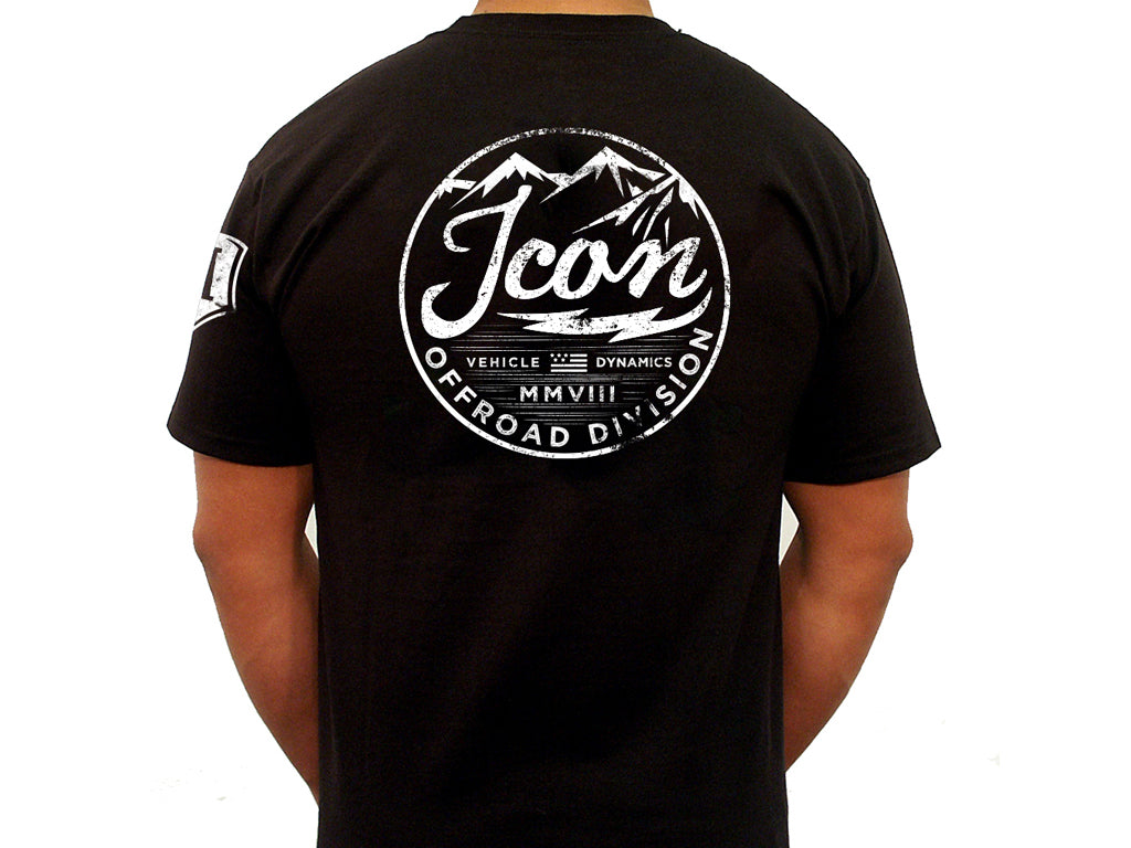 ICON Vintage-Logo Tee – Black, Small