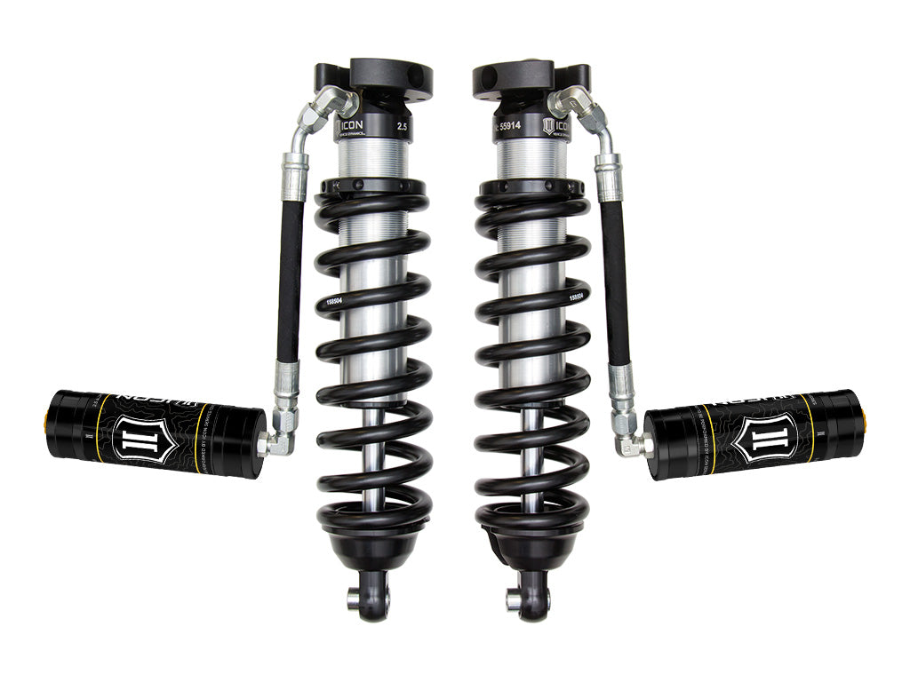 ICON 1996-2004 Toyota Tacoma, 0-3" Lift, Front,V.S. 2.5 Series Coilover Kit, Extended Travel, Remote Reservoir, 700 lbs/in Spring Rate