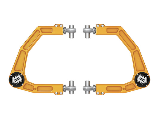 ICON 2024-2026 Toyota Tacoma/2024-2025 Toyota Land Cruiser 250 Series/2024-2026 Lexus GX550/2025-2026 Toyota 4Runner, Front, Billet Upper Control Arms w/ Delta Joint Pro, Gold Anodizing