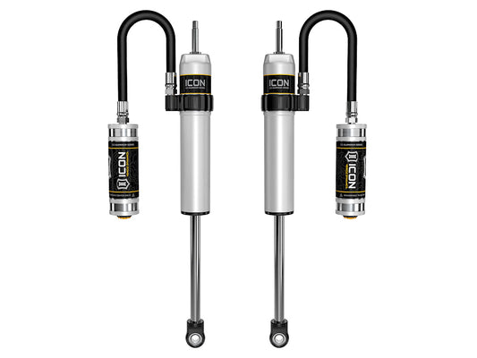 ICON 2007-2014 Toyota FJ Cruiser/2003-2024 Toyota 4Runner/2003-2023 Lexus GX, 1-3” Lift, Rear, V.S. 2.5 Aluminum Series Shocks, Remote Reservoir, Pair