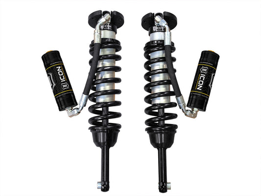 ICON 2005-2023 Toyota Tacoma, 0-3.5"/0-2.75" Lift, Front, V.S. 2.5 Series Coilover Kit, Extended Travel, Remote Reservoir, Pair