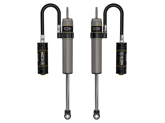 ICON 1991-2007 Toyota Land Cruiser 80/100 Series, 4-6” Lift, Rear, V.S. 2.5 Aluminum Series Shock Absorbers, Remote Reservoir, Pair