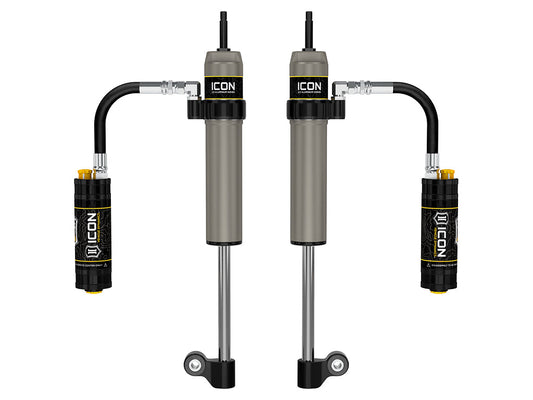 ICON 2005-2023 Toyota Tacoma, Rear, V.S. 2.5 Aluminum Series RXT Shock Absorbers, Remote Reservoir w/ CDCV, Pair